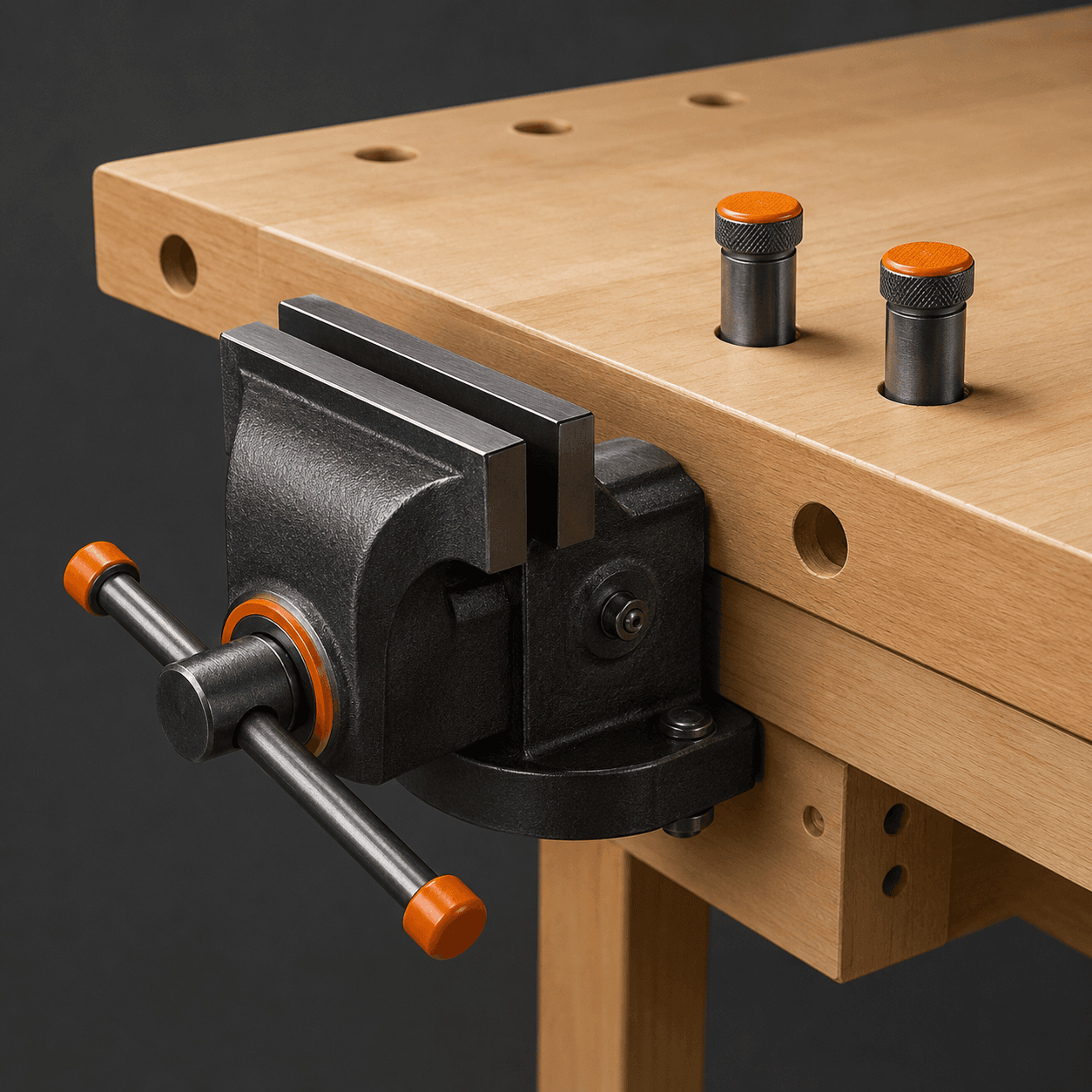 Bench Vise & Dog Set